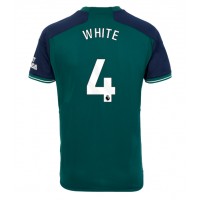 Camisa de Futebol Arsenal Ben White #4 Equipamento Alternativo 2023-24 Manga Curta